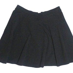 Charcoal Gray A Line Skirt